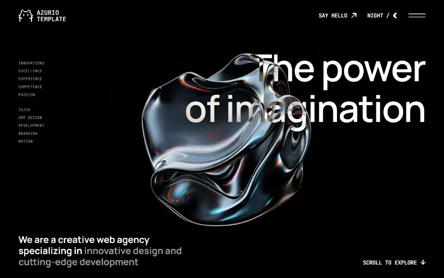 Azurio Template Preview Image